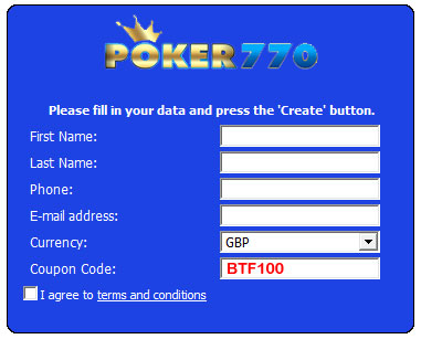Poker770 Coupon