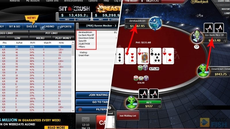 America's Cardroom HUDs America's Cardroom HUDs