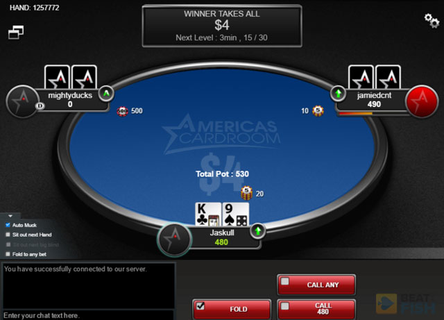 ACR Jackpot Sit & Go