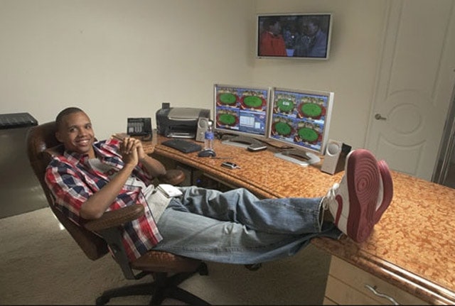 Phil Ivey is a menace on the virtual felt as well (source: highstakesdb.com)