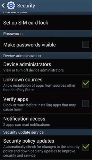 You must go into your Android device's security settings and make sure that "unknown sources" is checked. This enables apps from third-parties such as Full Flush.