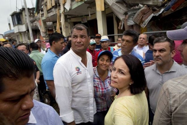 According to President Correa, this is the worst tragedy that hit the country in six decades