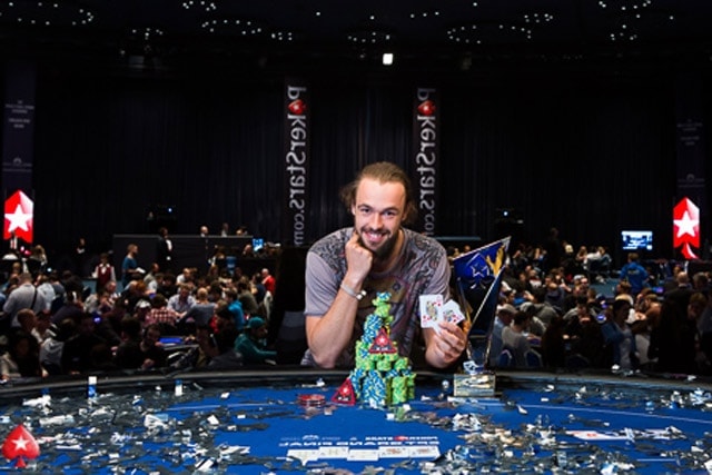 Coming on the wings of his victory in the €100k Super High Roller, Ole Schemion is going for his second victory against Fabian Quoss (source: PokerStars Blog)
