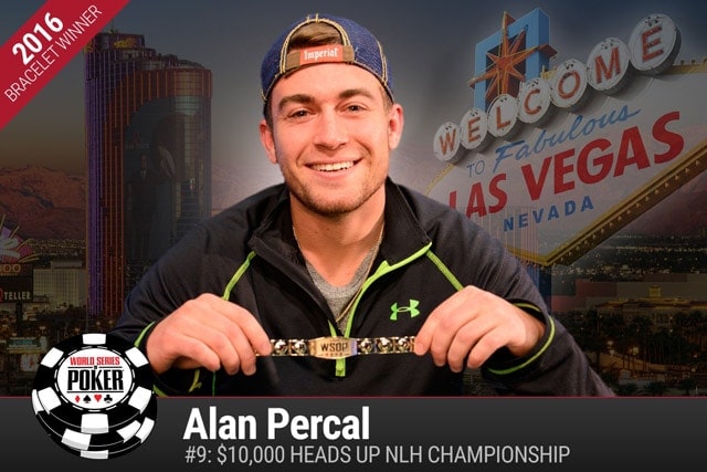 Alan Percal added his name to the list of WSOP 2016 bracelets winners by outlasting a formidable field in the Heads Up Championship