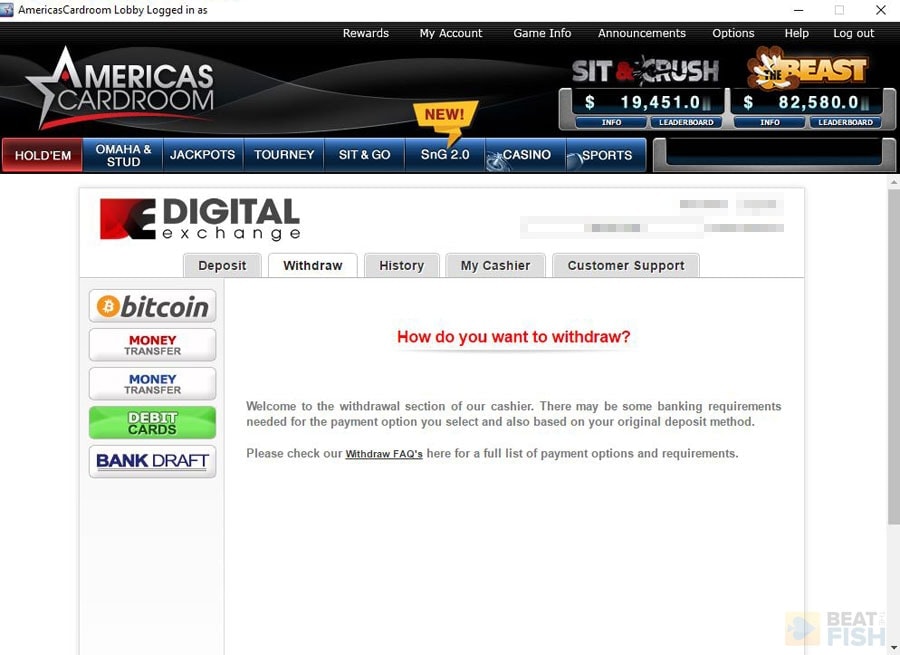 America's Cardroom Payouts