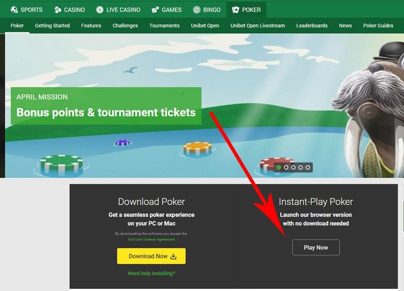 Unibet Download Poker