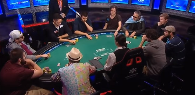 2017 Main Event final table