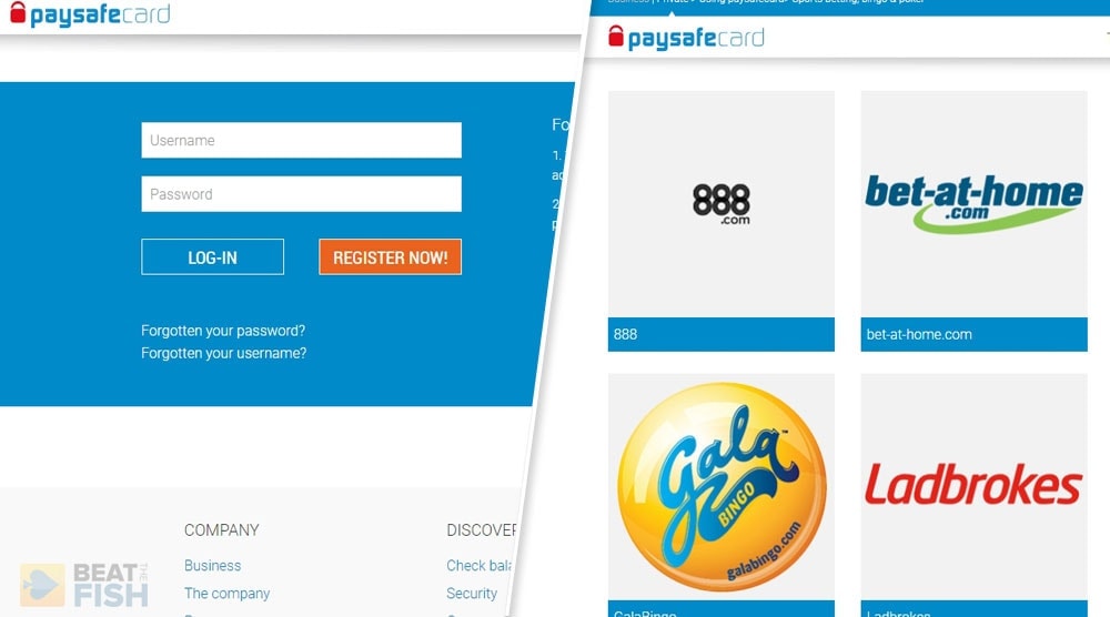 Paysafe Card Deposits