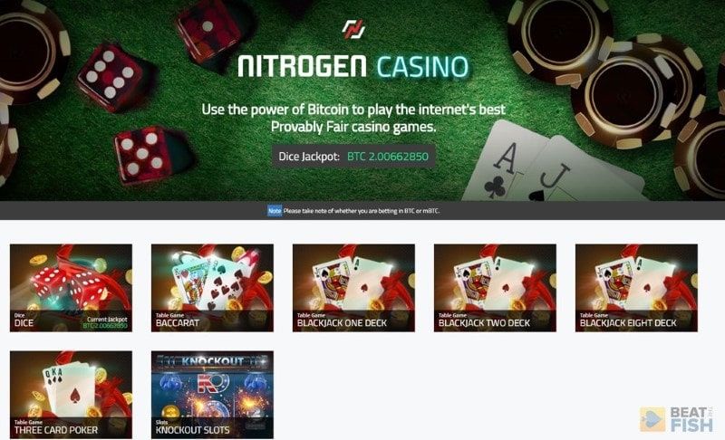 Nitrogen Sports Casino Lobby Nitrogen Sports Casino Lobby