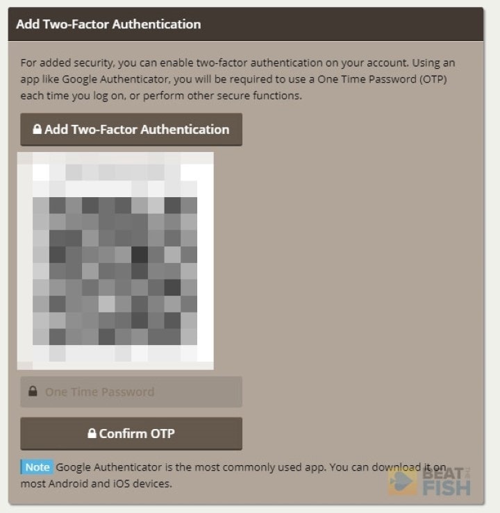 Two-Factor Authentication at Nitrogen Sports Two-Factor Authentication at Nitrogen Sports