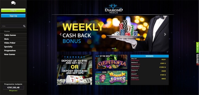 Diamond Reels Instant Play Software Diamond Reels Instant Play Software