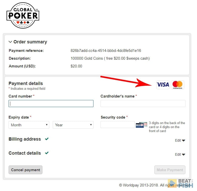 Global Poker Deposits Global Poker Deposits
