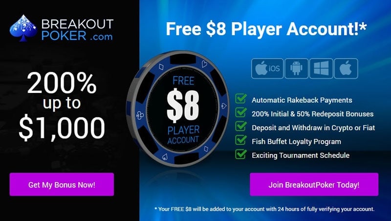 Breakout Poker No Deposit Bonus Breakout Poker No Deposit Bonus