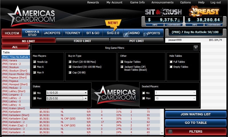 Winning Poker Network software