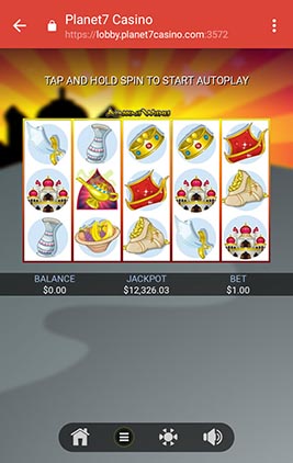Planet 7 Slots on Mobile