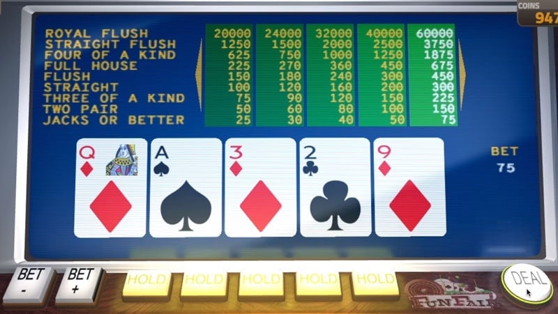 Video Poker on FunFair Casino Video Poker on FunFair Casino