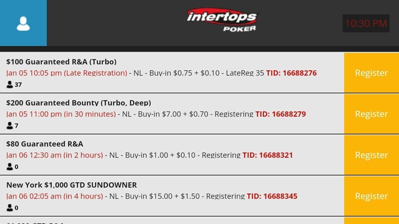 Intertops Poker Mobile Instant Play Intertops Poker Mobile Instant Play