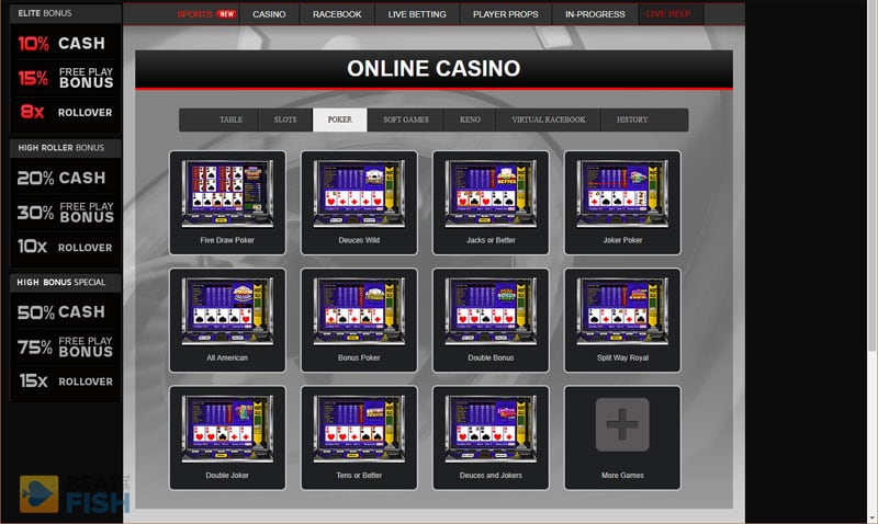 Wagerweb Video Poker