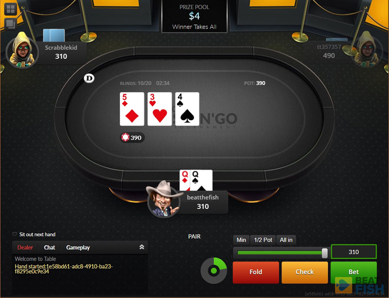 Global Poker Tournament Gameplay