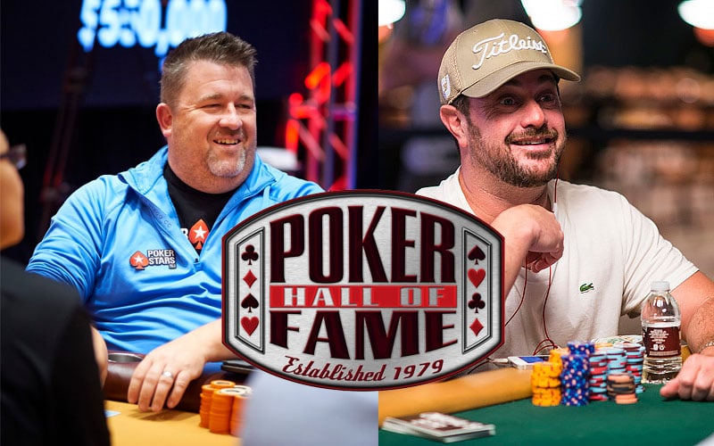 Dave Oppenheim Chris Moneymaker Poker Hall of Fame 2019