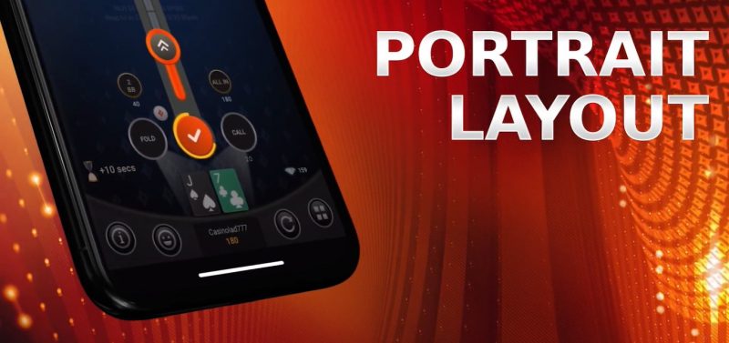 Partypoker Mobile App Portrait Orientation