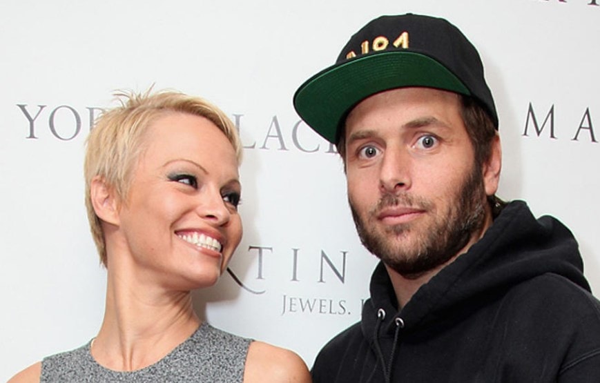 Rick Salomon with his ex-wife Pamela Anderson