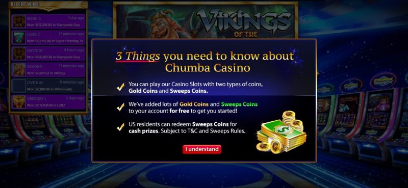 Chumba casino review get 2 sweeps coins free no deposit bonus