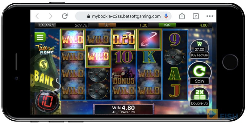 MyBookie Slots on Mobile