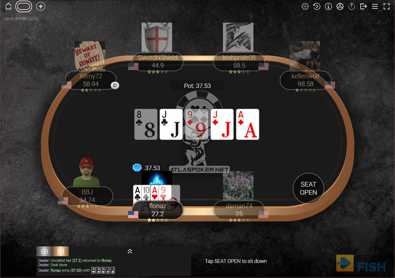 Atlas Poker Cash Game