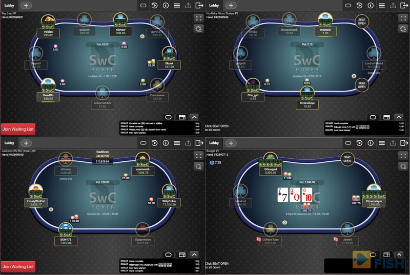 SwC Poker No-Download Browser Play