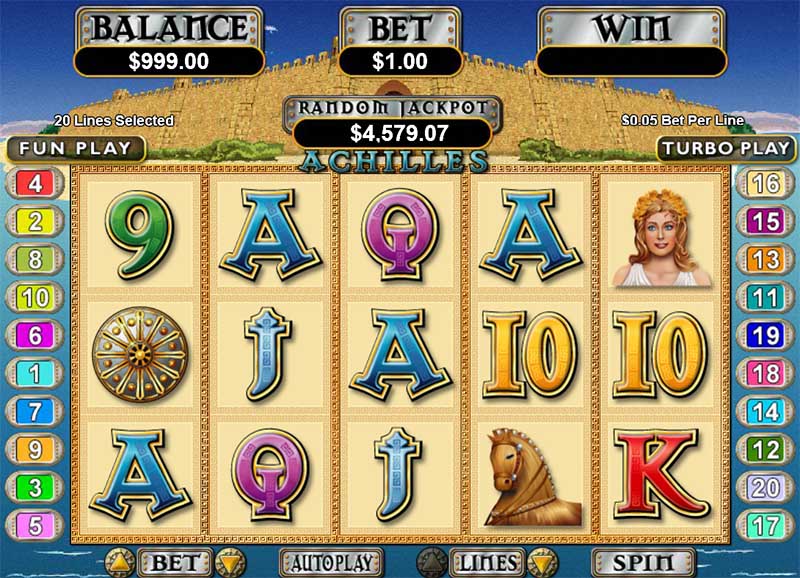 Achilles RealTime Gaming slot