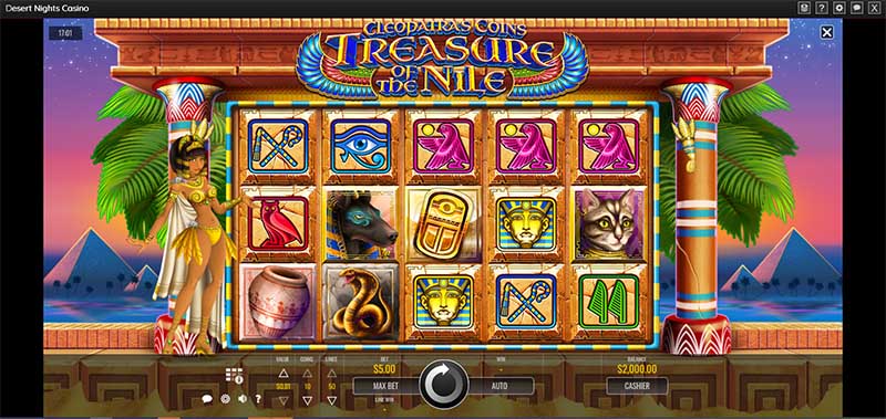 treasure of the nile online slot