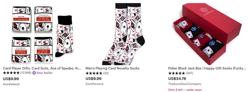 Poker Gift Socks