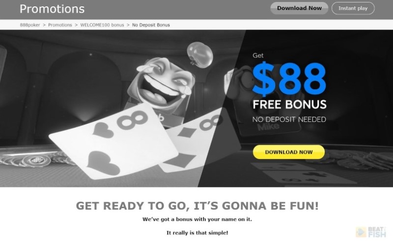 Get $88 free as cash and tickets