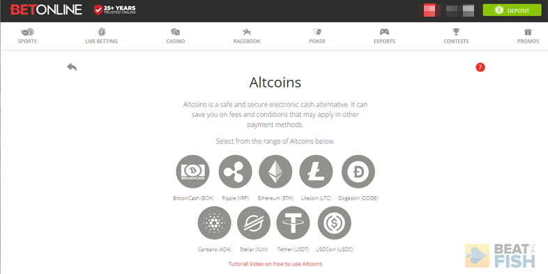 Altcoin Cryptocurrency Deposits Altcoin Cryptocurrency Deposits