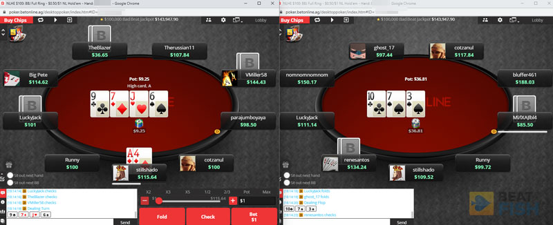 BetOnline Poker from a Browser
