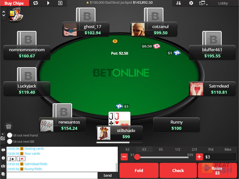 New BetOnline Poker Software