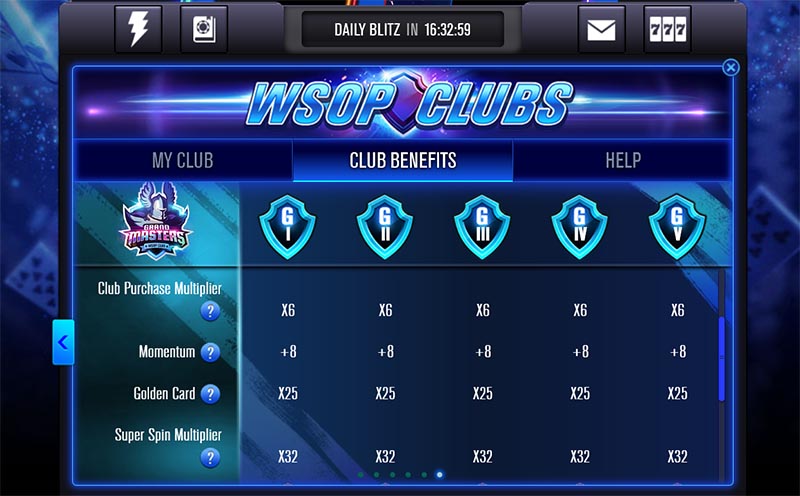 WSOP Club Level