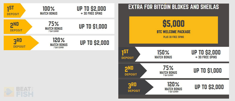 Joe Fortune's Increased Bitcoin Bonus