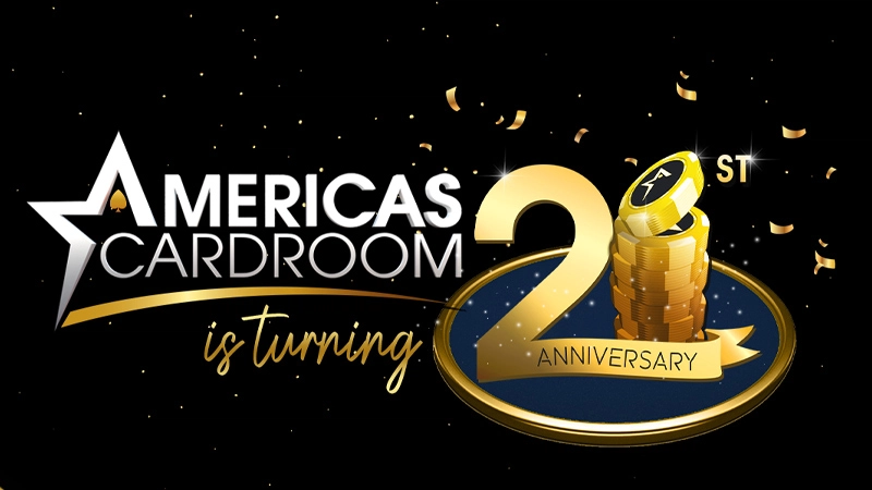 Americas Cardroom Meraikan Ulang Tahun Ke-21 Dengan Kejohanan Poker Berbulan-bulan