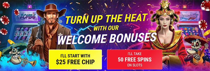 No deposit bonus free chip