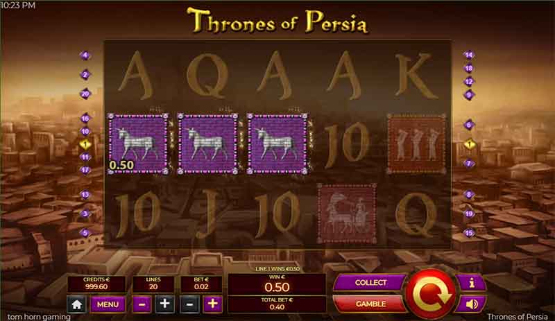 thrones of persia