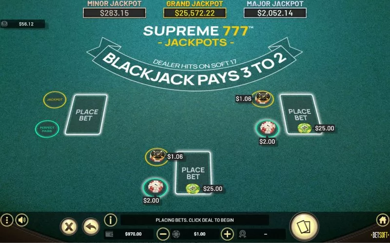online blackjack supreme 777